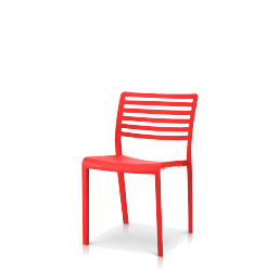 Savannah Dining Side Chair Red